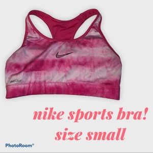 Nike dri fit sports bra